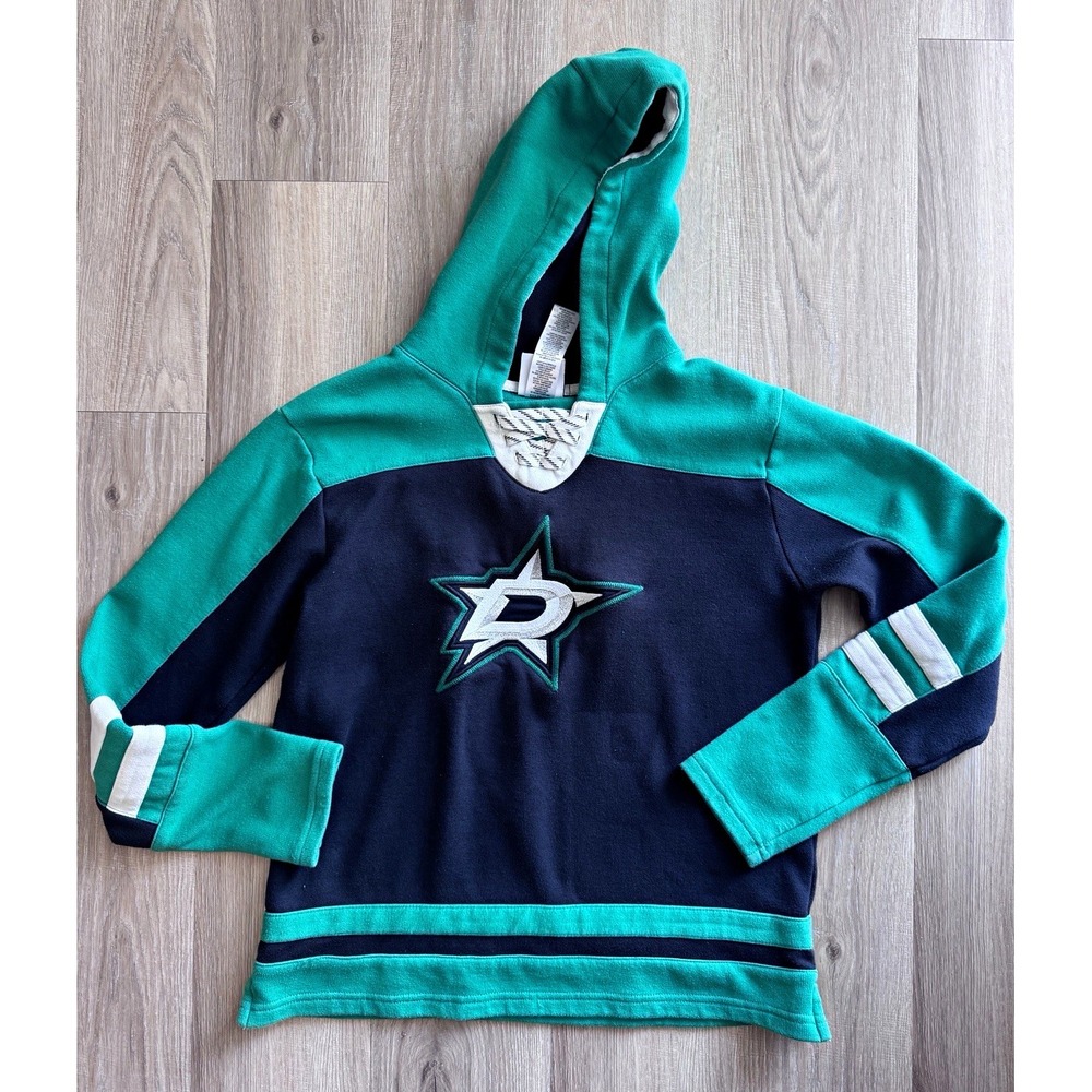 NHL Dallas Stars Youth Hoodie Green/Black L (14/16) Officially Licensed